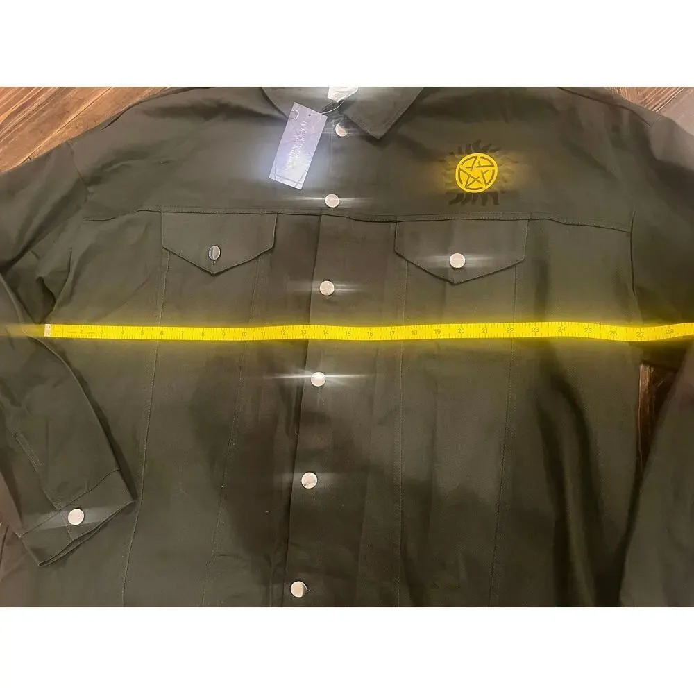 Supernatural Join The Hunt Jacket Men 3XL Military Green Grunge Winchesters Tv